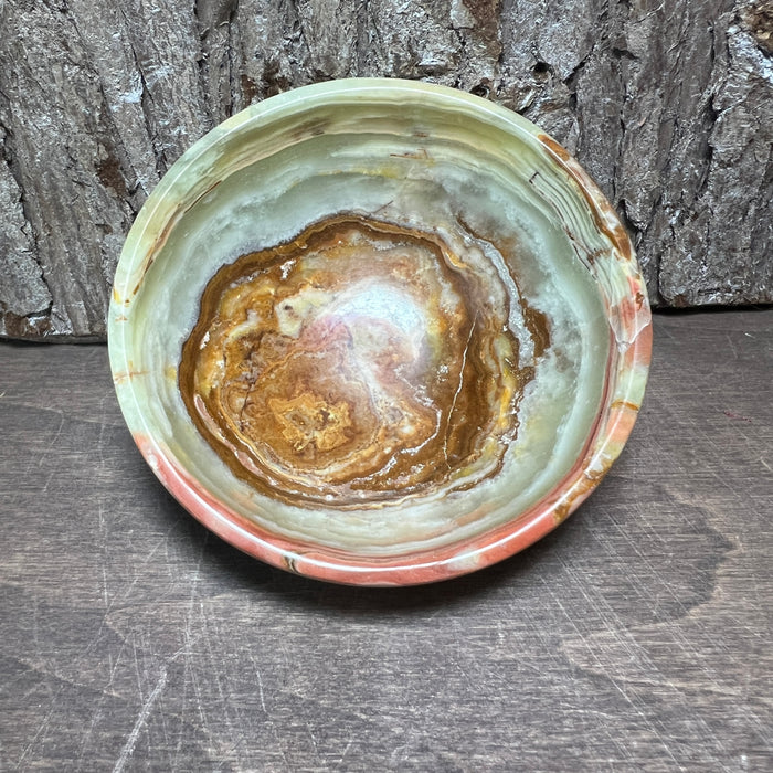 3" Green Onyx Bowl