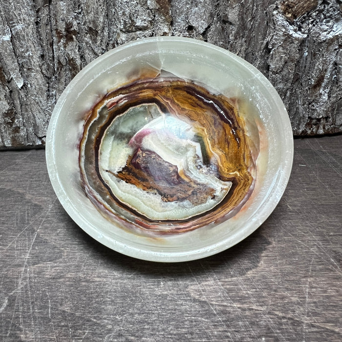 3" Green Onyx Bowl