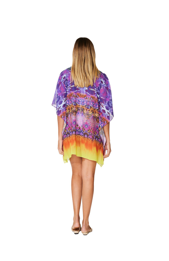 378 Multicolor Short kaftan