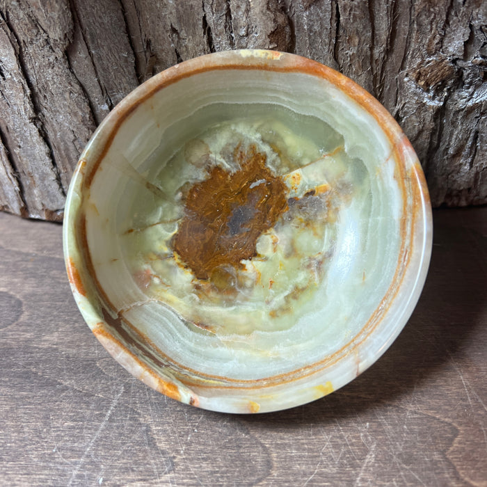 4" Green Onyx Bowl