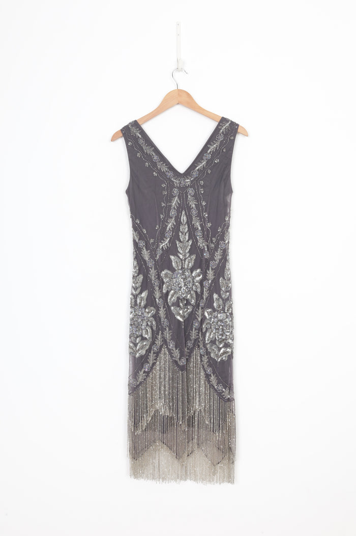 Alannah Hill Womens Grey Dress Size 8