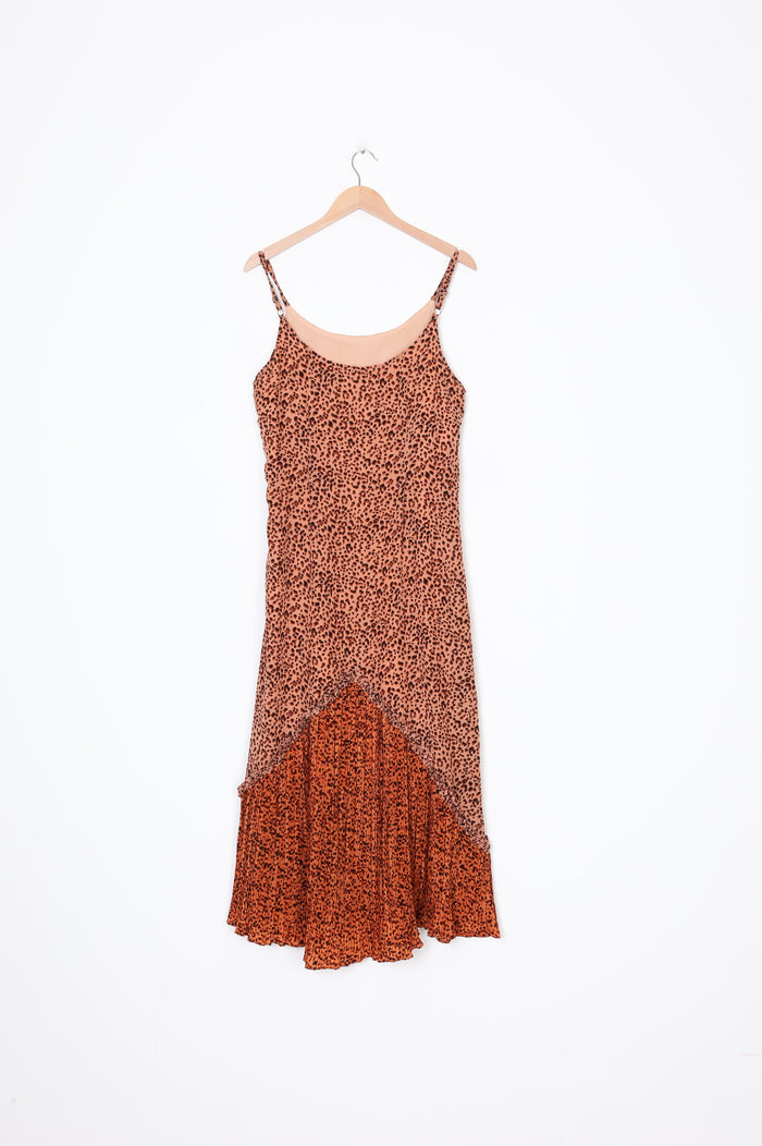 Amaya Womens Brown Dress Size 10