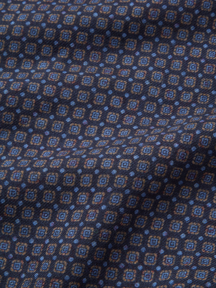 Aubin Navy Paisley Blackwood Printed Scarf | Scarf