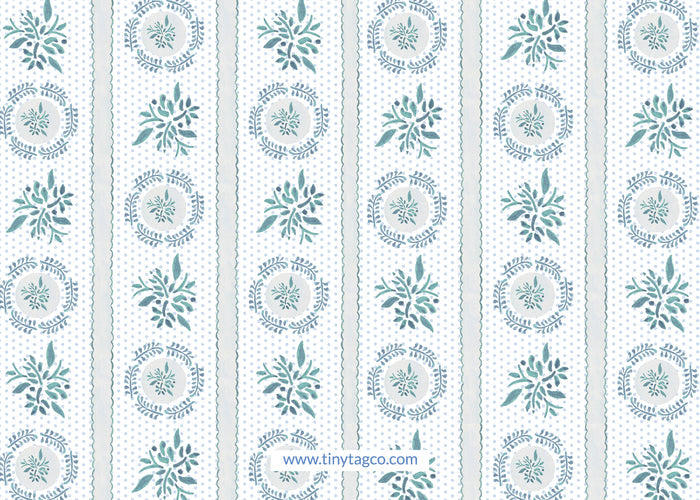 Blue Watercolor Scallop Baby Shower Invitation