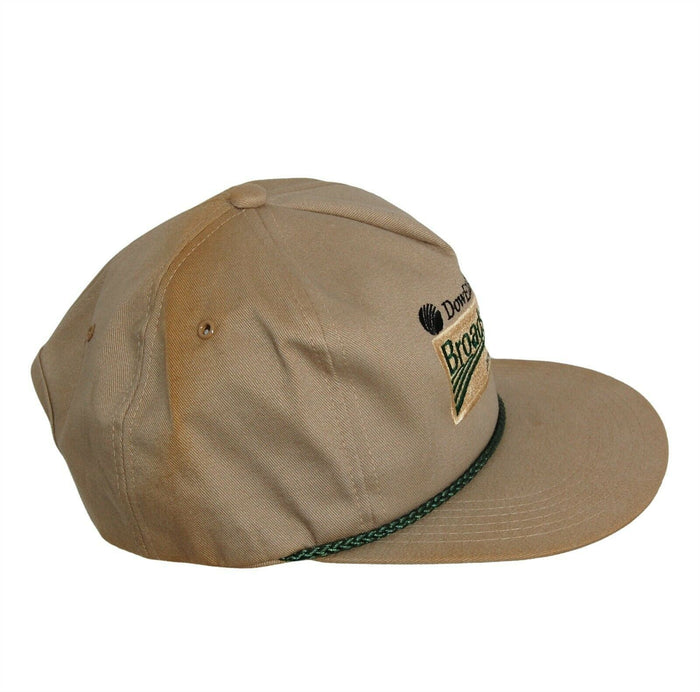Broadstrike Weed Control Farm Hat 5 Panel Ball Cap Tan Adjustable DowElanco