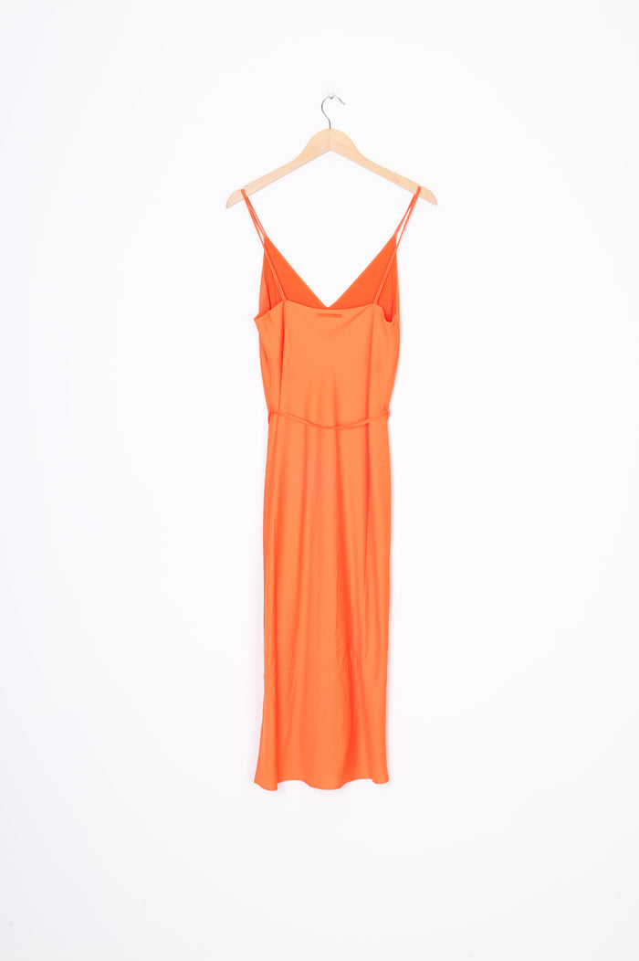 Calvin Klein Womens Orange Dress Size 38
