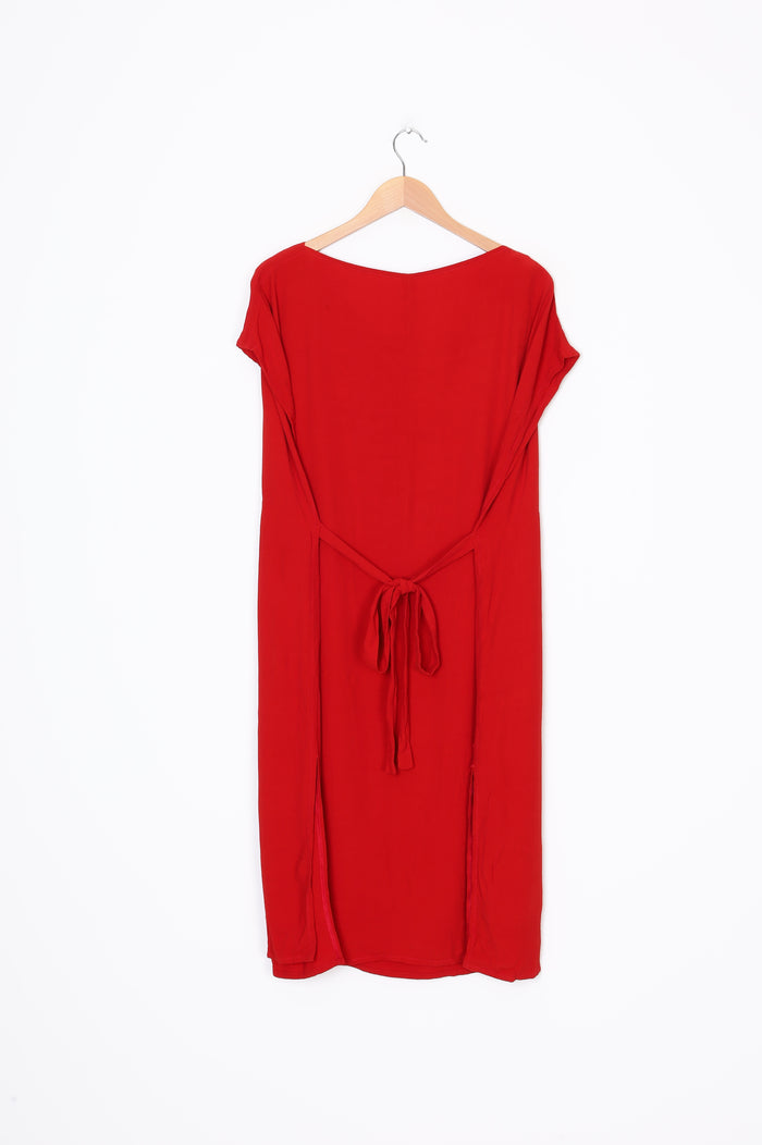 Carly Harris (NZ made) Womens Red Dress Size 2