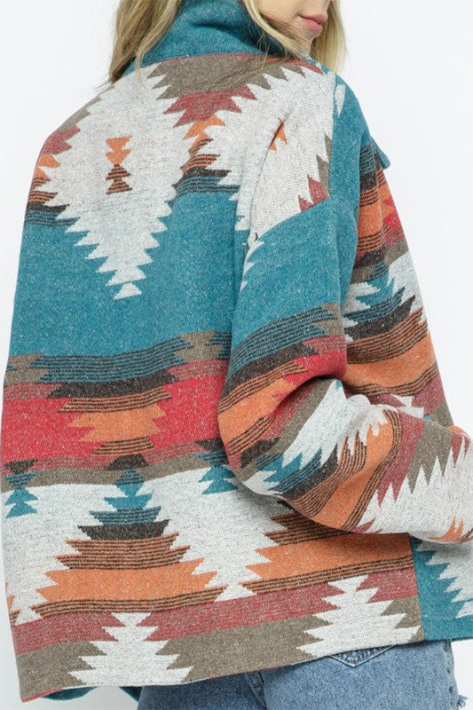 Cezel Hippy soul double pocket casual shacket