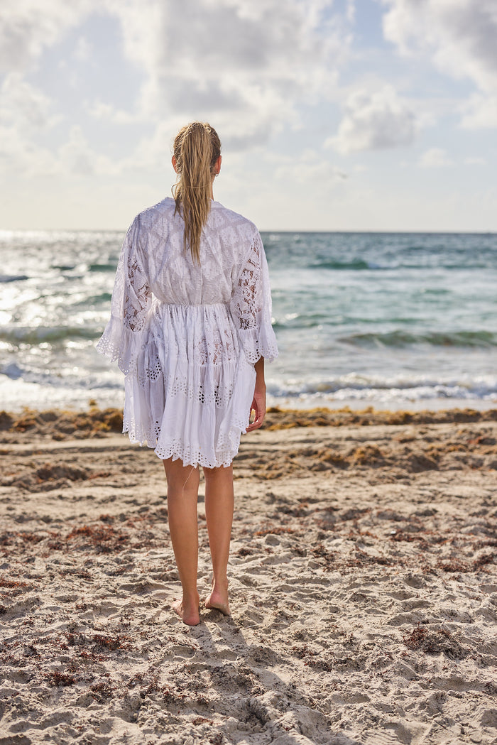 CH-11 white cotton Dress New Arrival