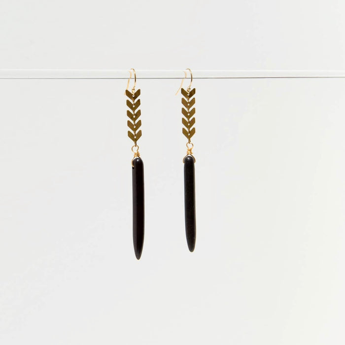 Chevron Spike Earrings