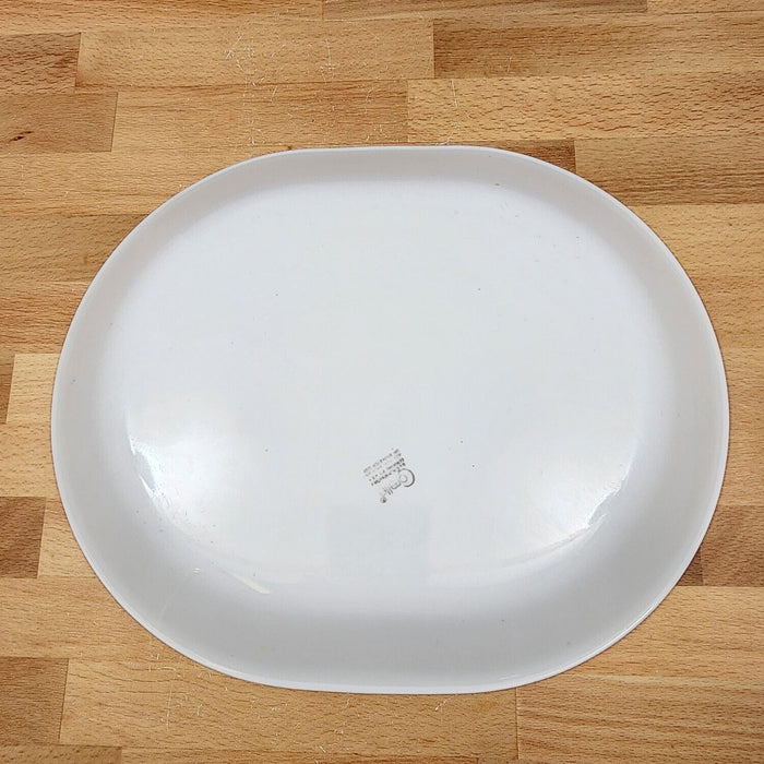 Corelle Corning Old Town Oval Platter 12 1/4" Ceramic Floral Blue Onion Design