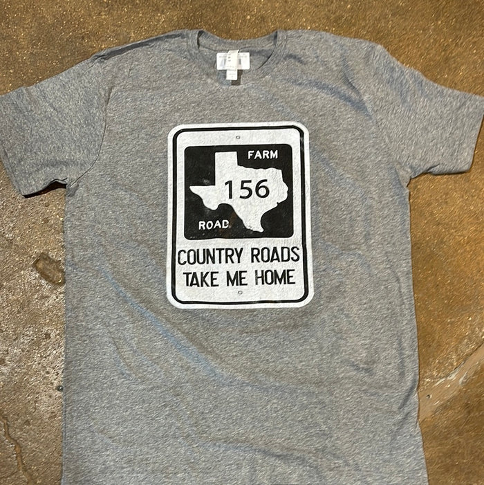 Country Road 156 Crew or V-neck or T-Shirt