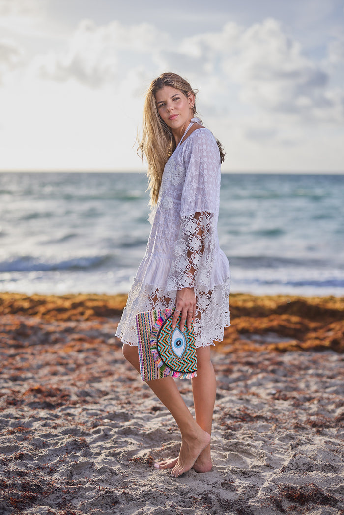 CS-N1 - White cotton dress