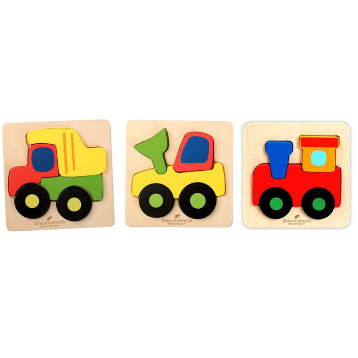 Discoveroo Chunky Puzzle Vehicles