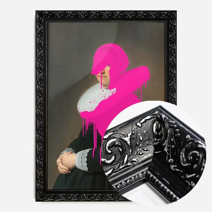 21x30cm | 8¼ x 11¾in / Black Ornate Frame