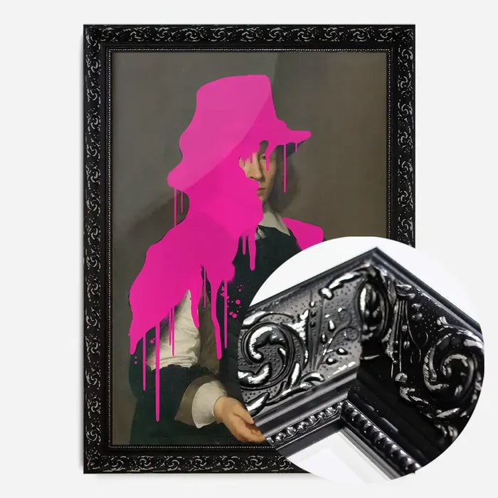 21x30cm | 8¼ x 11¾in / Black Ornate Frame