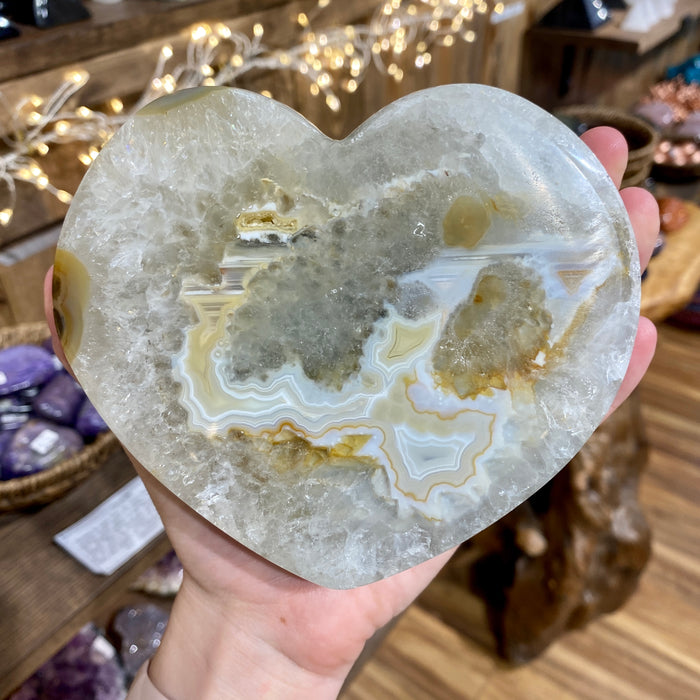 Druzy Heart
