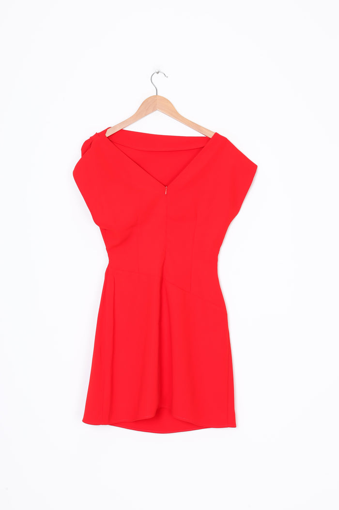 Esmaee Womens Red Dress Size XS