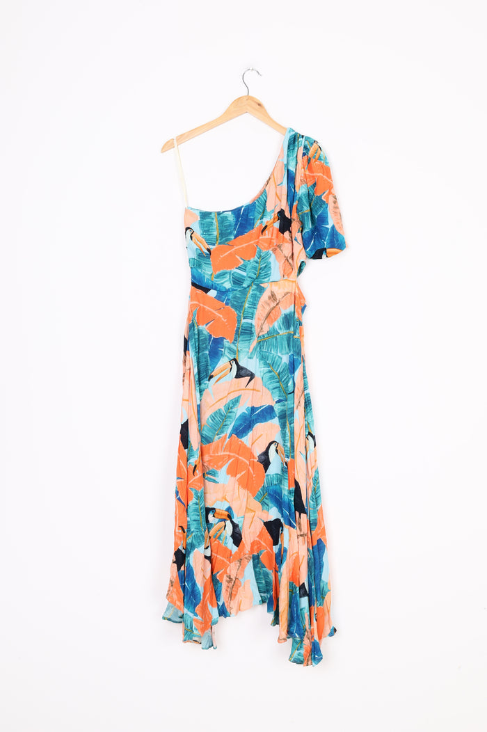 Farm Rio Womens Blue Dress Size M