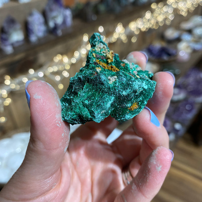 Fibrous Malachite Specimen