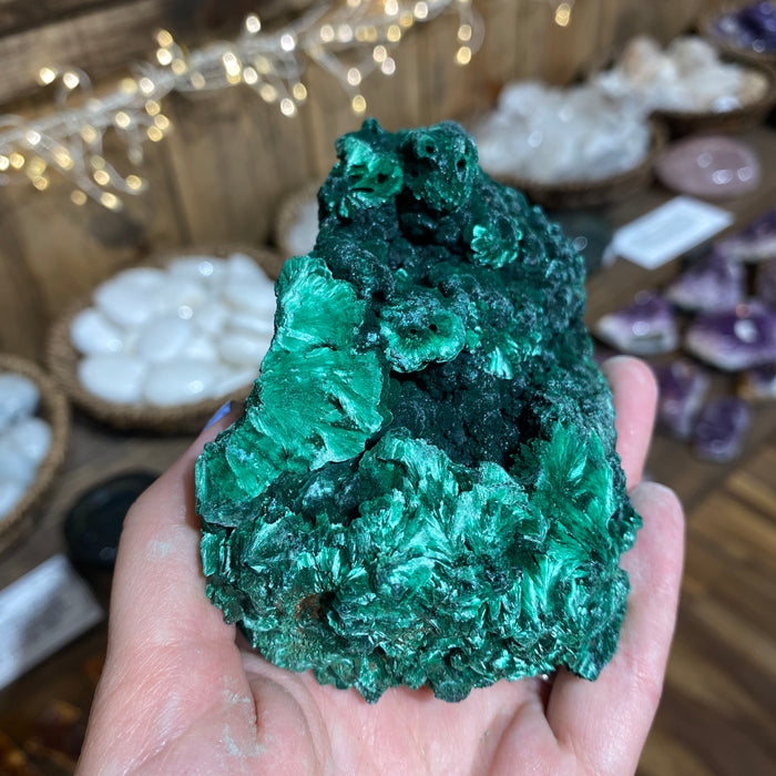 Fibrous Malachite Specimen