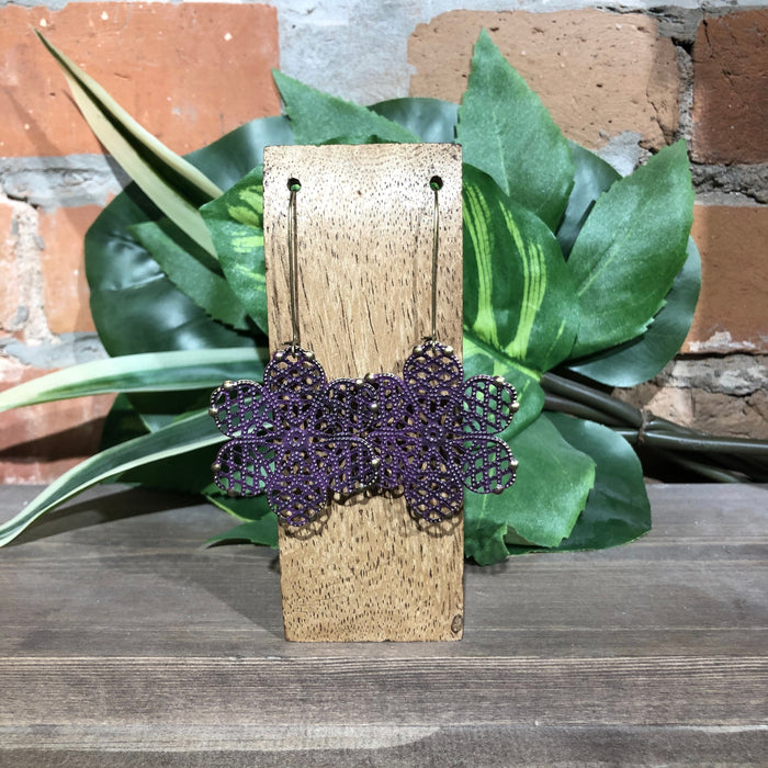 Gleeful Peacock Earrings