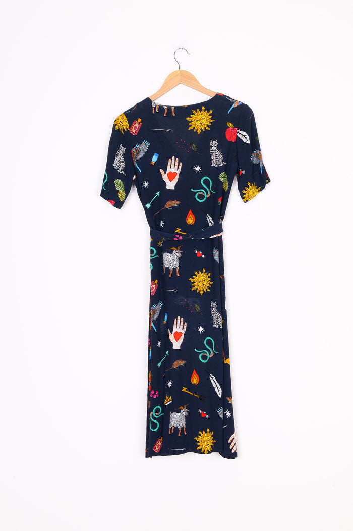 Gorman Womens Blue Dress Size 8