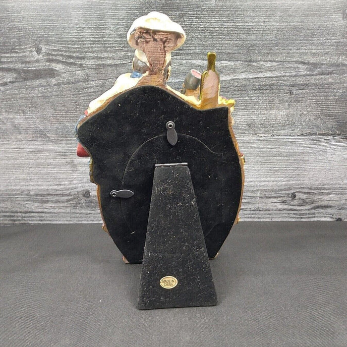 Home Décor Chef Drinking Wine Picture Holder