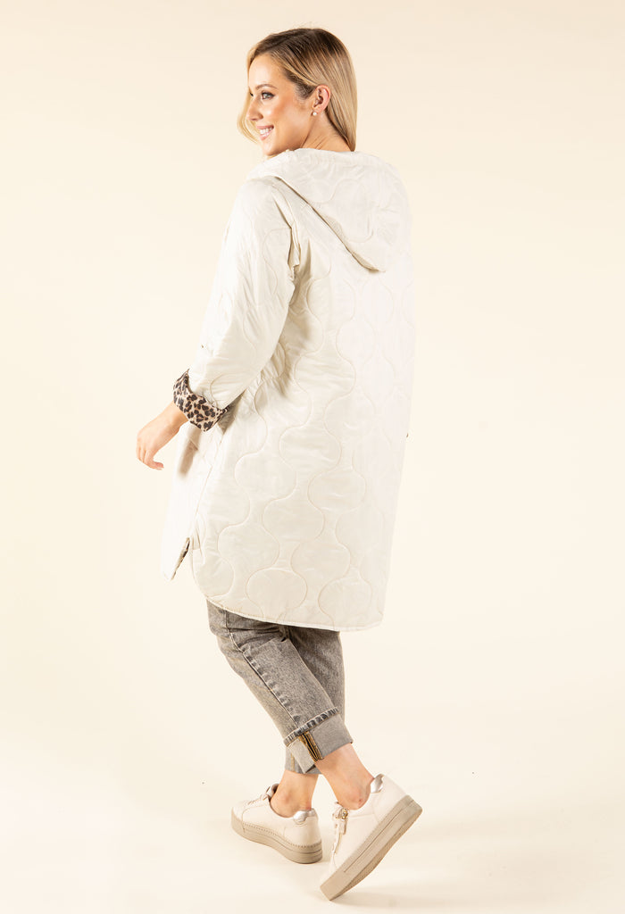 Hooded Quilted Coat