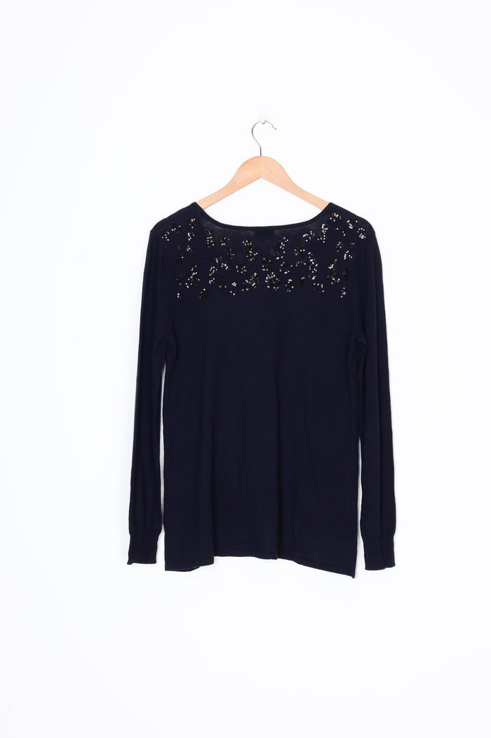 Jigsaw Womens Blue Jumper Size S