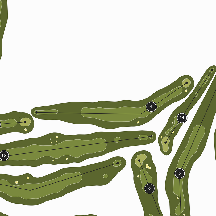 Kemnay Golf Club | Golf Course Map | Close Up