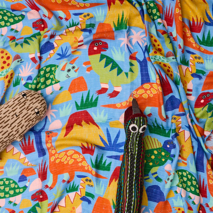 Kip & Co Dinosaur Roar Bamboo Swaddle