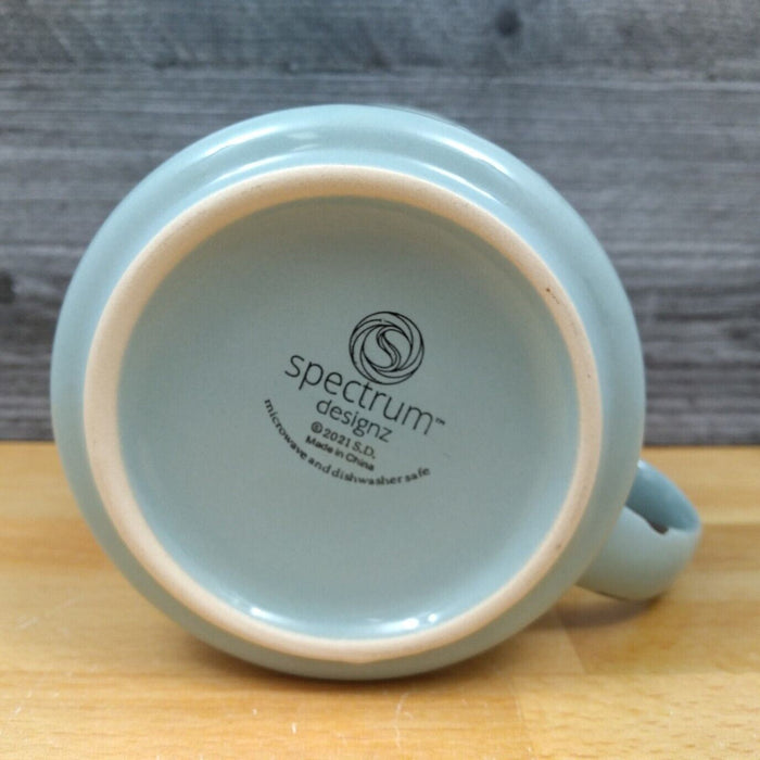 Life is Better with a Dog Coffee Mug 18oz (532ml) Embossed Tea Cup Blue Sky