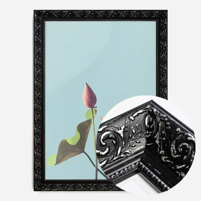 21x30cm | 8¼ x 11¾in / Black Ornate Frame