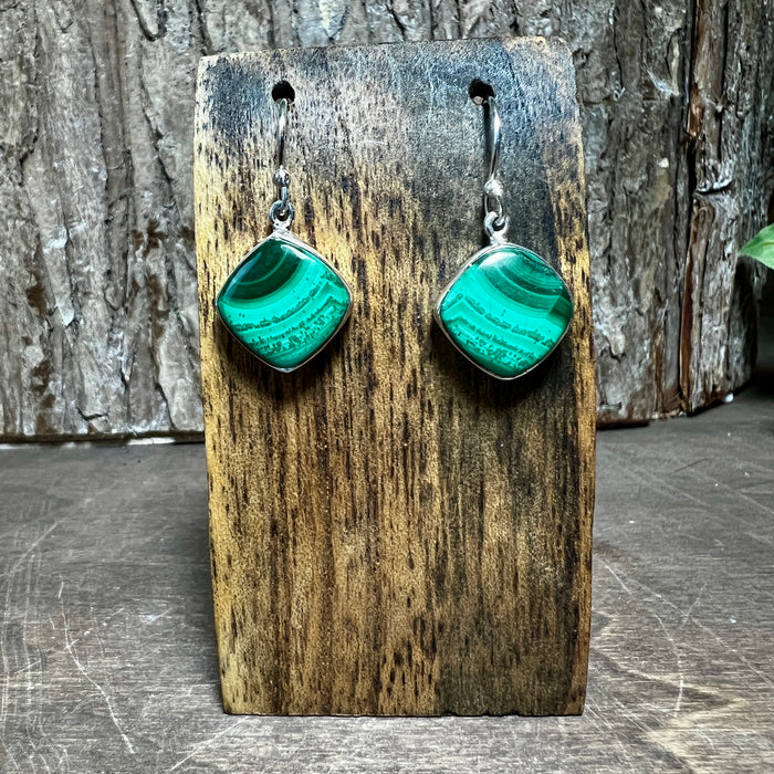 Malachite Earrings