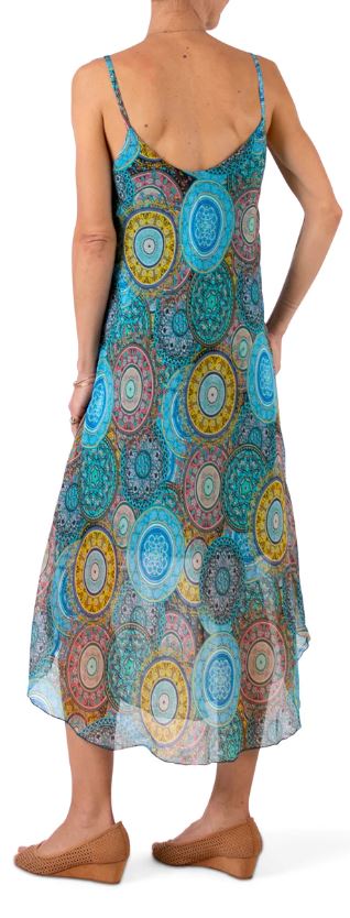 Mandalay Print Miele Midi