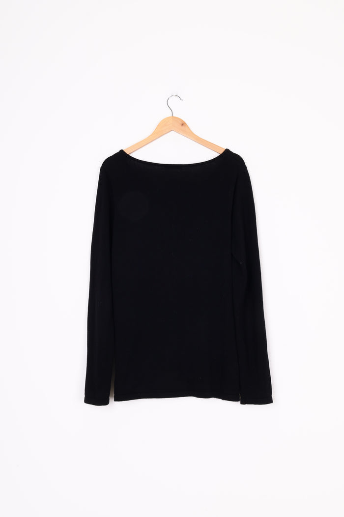 Marle Womens Black Cardigan Size 14