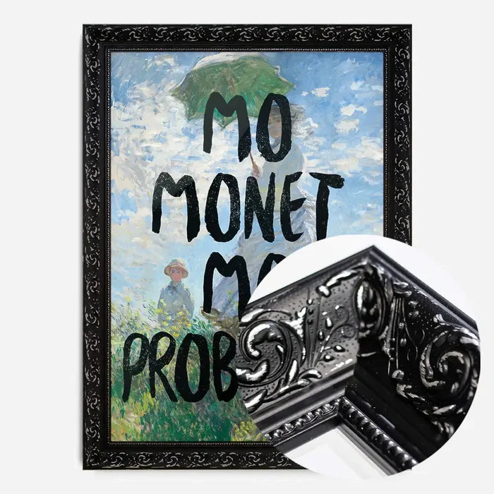 21x30cm | 8¼ x 11¾in / Black Ornate Frame