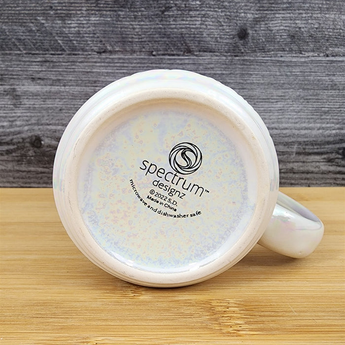 Mom Best Friend Coffee Mug Ceramic Embossed Luster Glaze Tea Cup Mother Blue Sky