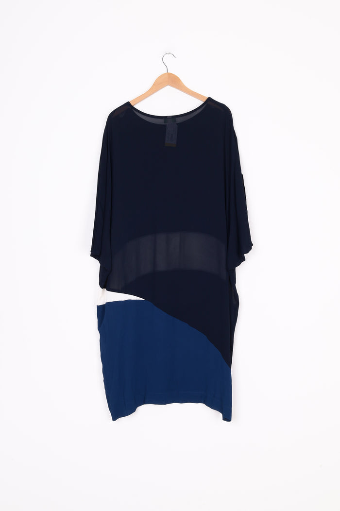 Moss Womens Blue Dress Size 14