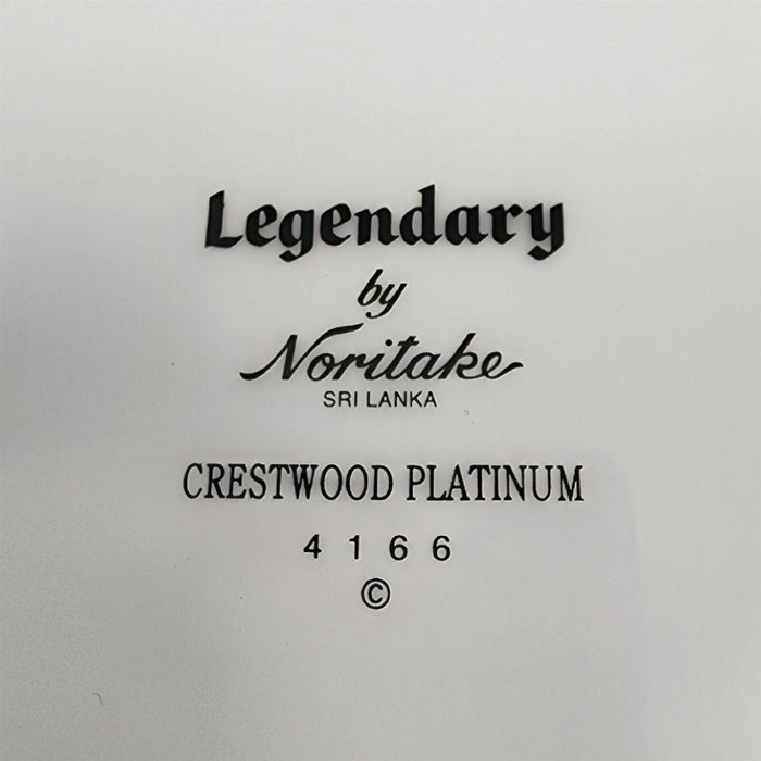 Noritake Legendary Crestwood Platinum Set of 4 Soup Bowl 4166 Dinnerware