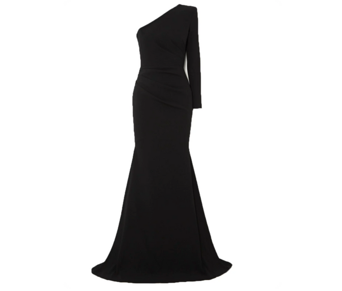 One-Shoulder Mermaid Gown – Noir