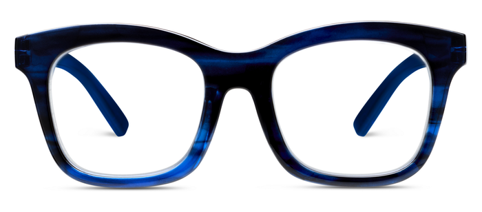 Peepers - To the Maximalist (Blue Light): Coffee/Clear Glitter / Reading / 1.75