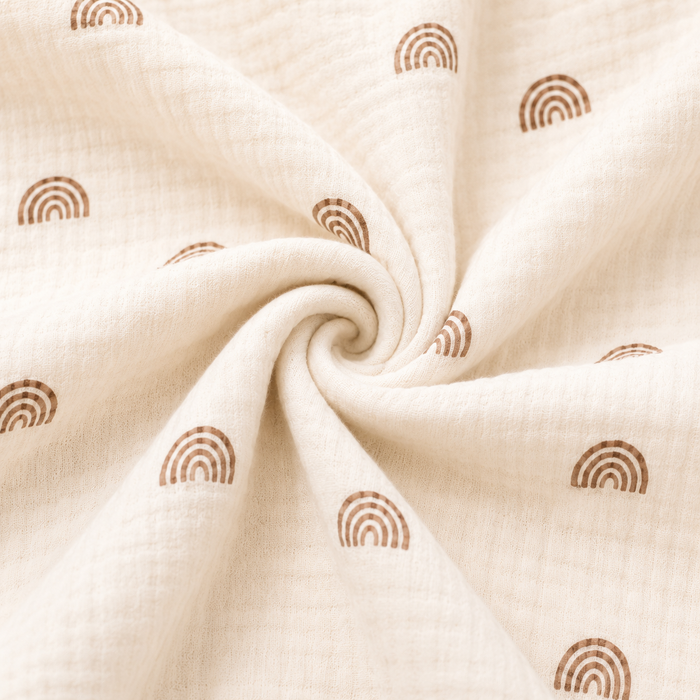 Premium Muslin Baby Wrapper | Rainbow