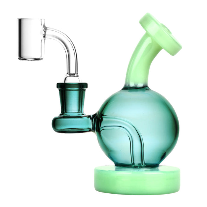Pulsar Duality Sphere Mini Dab Rig Teal & Green