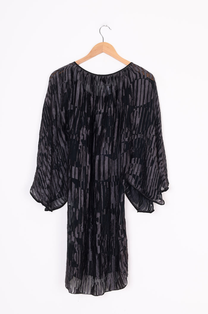 Sabine Womens Grey Dress Size 12