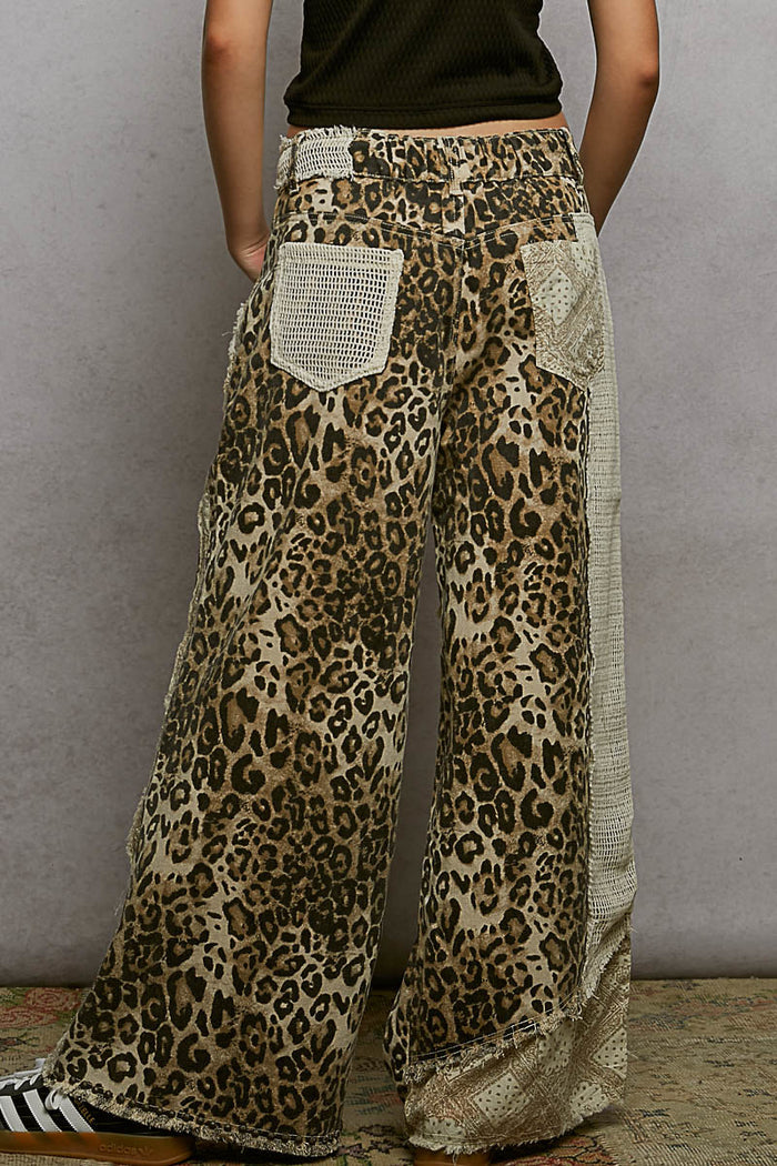 Sand Leopard Cargo Pant