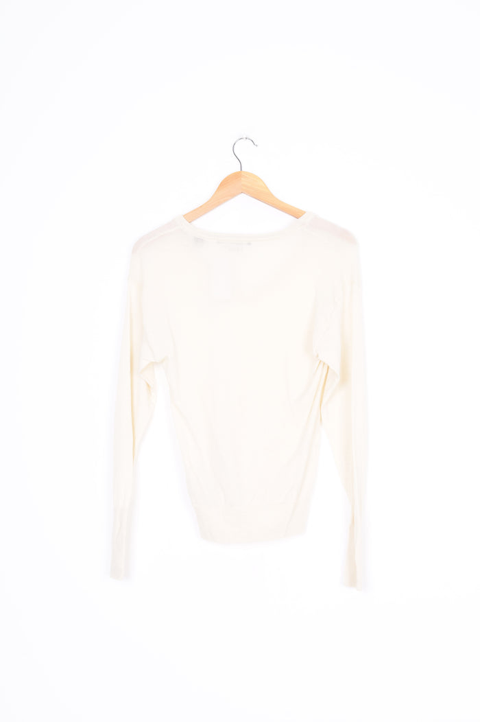 Scotch and Soda Womens Cream Jumper Size XS