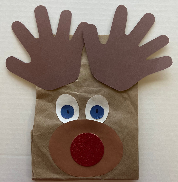 Assorted color paper hands