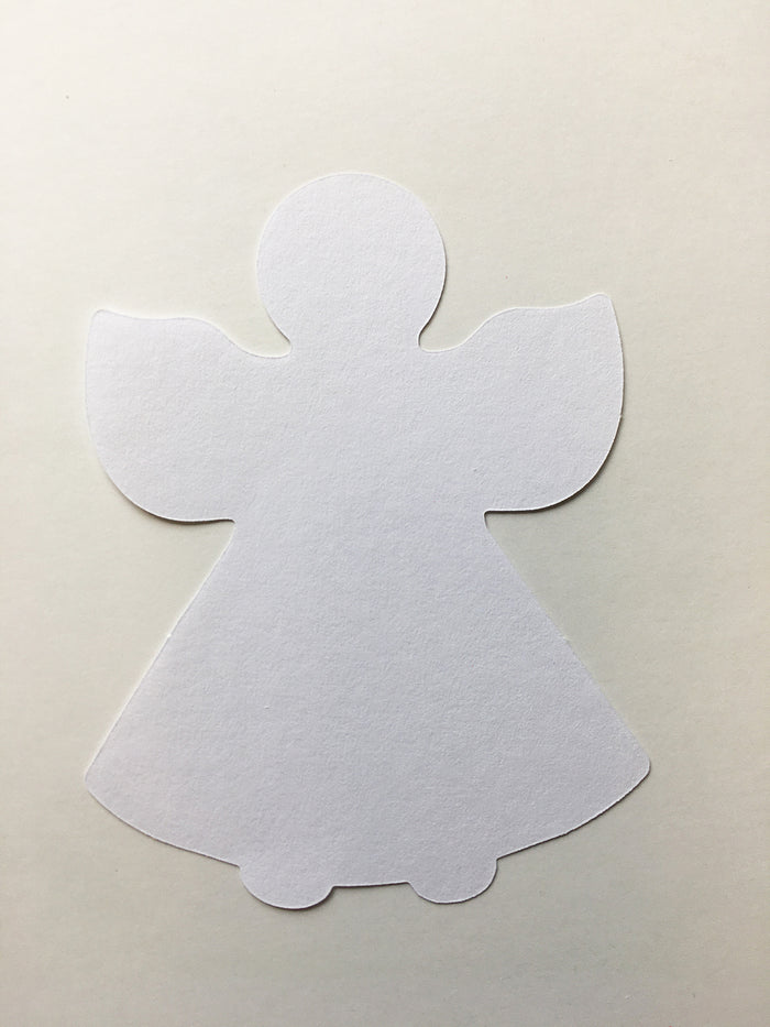 Large Single Color Cut-Out Angel wall decor